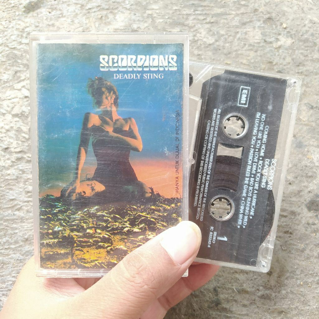 Kaset Pita Scorpions - Deadly Sting