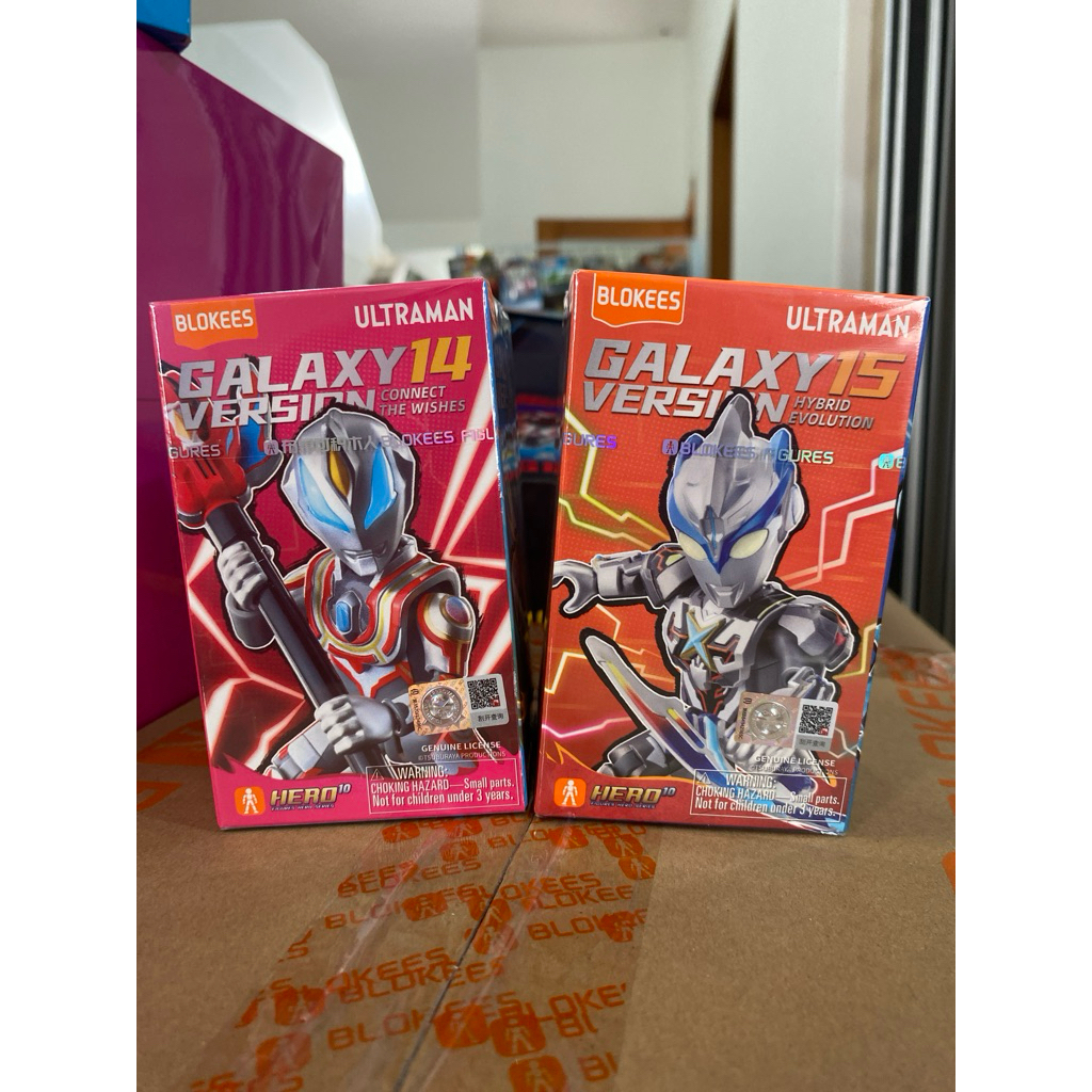 (1 pc Blind Box) Blokees Ultraman Galaxy Version GV14 GV15 GV16 GVS01