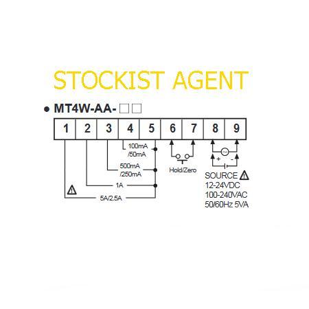 AMPERE METER AUTONICS MT4W-AA-4N