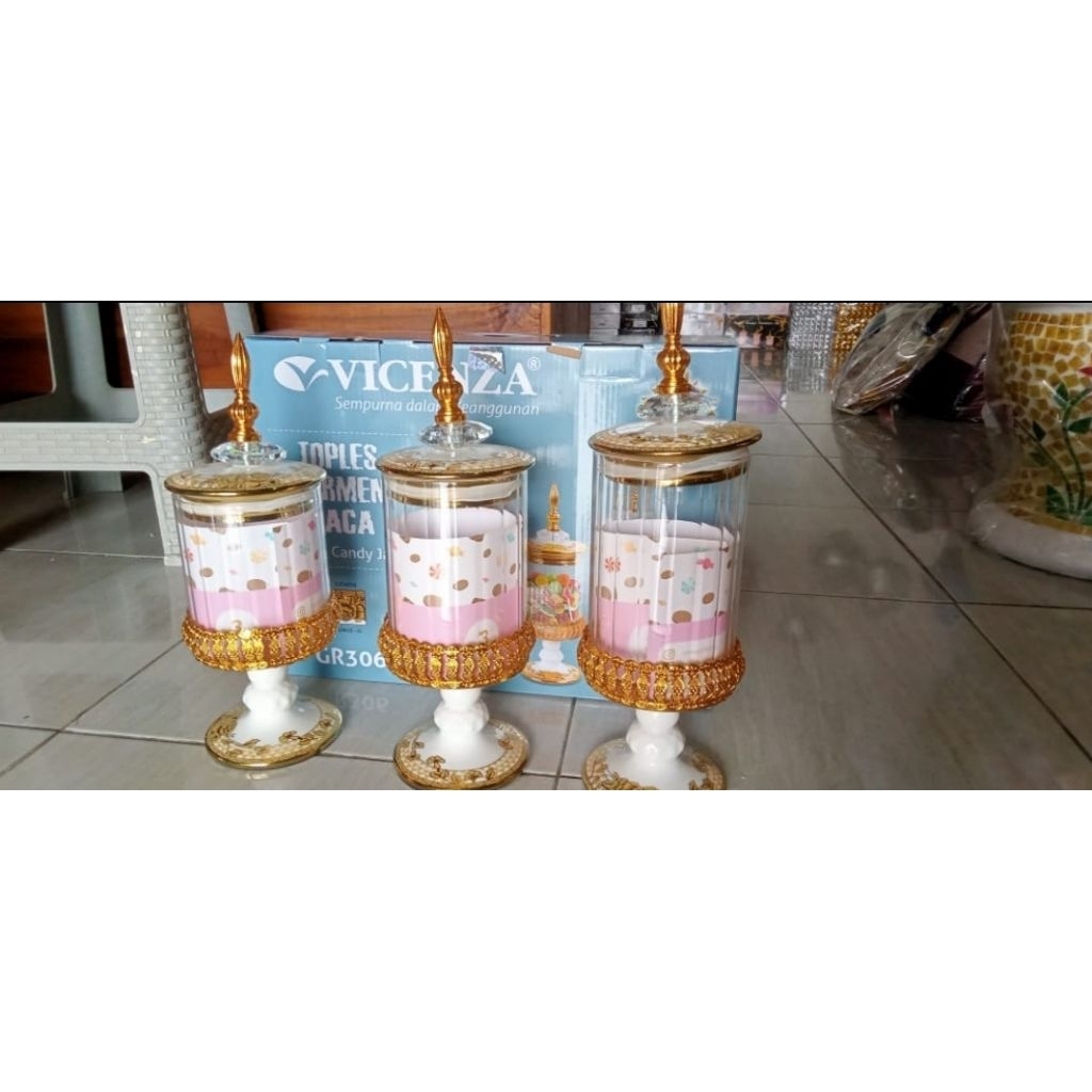 Toples Kaca Kristal Cantik Vicenza