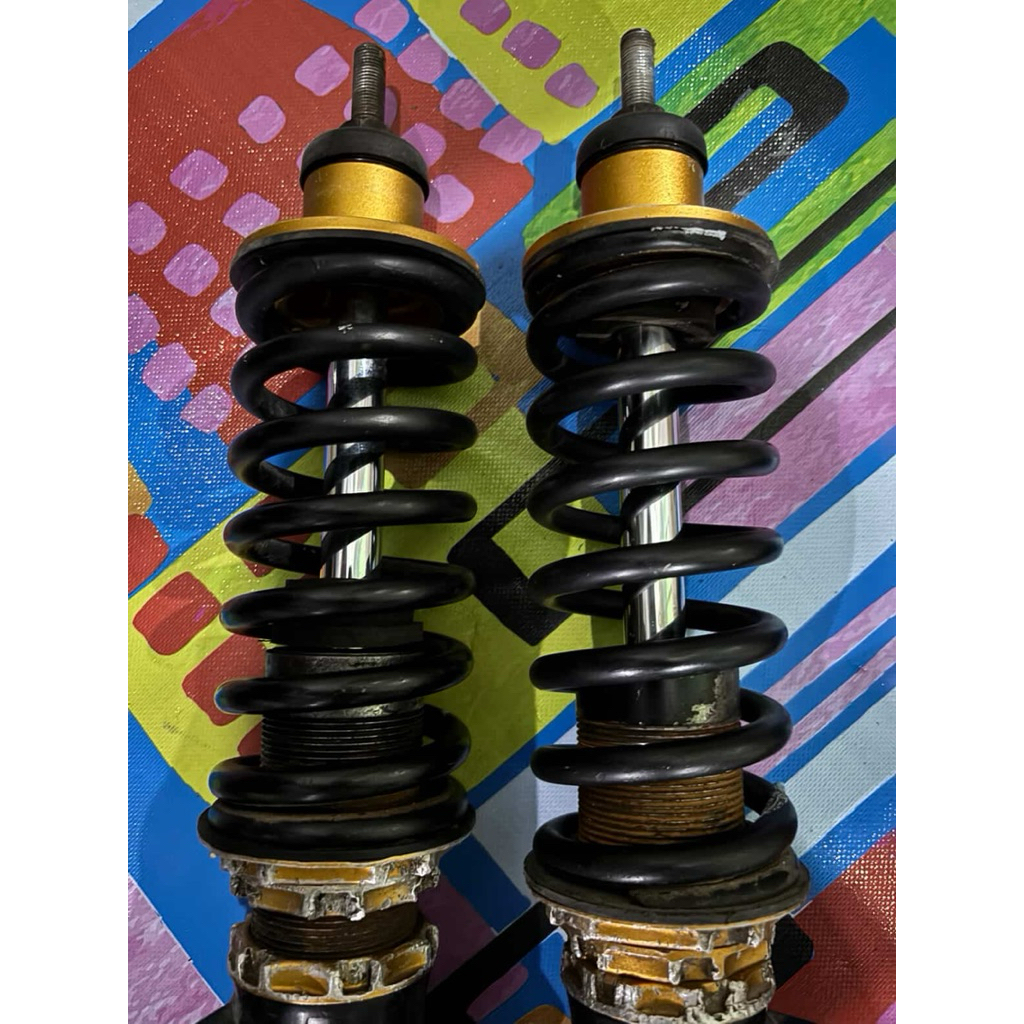 Coilover ISC untuk Brio,jazz ge8, jazz gk5 kondisi second no bocor, atau rembes normal, Shok belakan