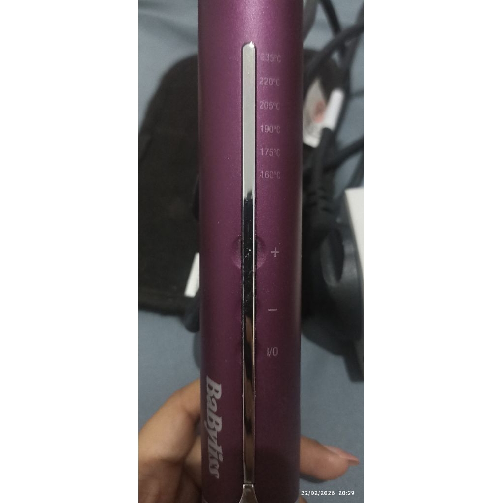 BaByliss Paris Velvet Orchid 235 Straightener 2513U