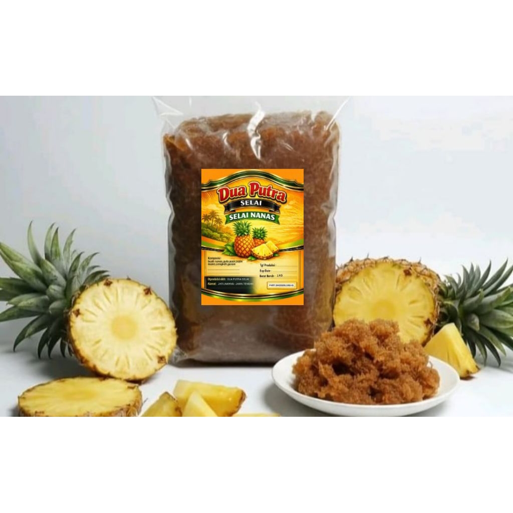 selai nanas original homemade 1kg isian kue nastar