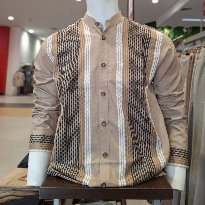 FOREX baju koko pria premium lengan panjang regular fit 007