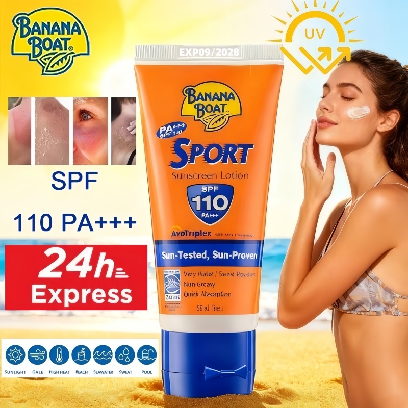 *EXP:2028*Banana Boat Sunscreen / Banana Boat SPF 110 / Banana Boat Sport Sunscreen SPF 110 PA++++ 9
