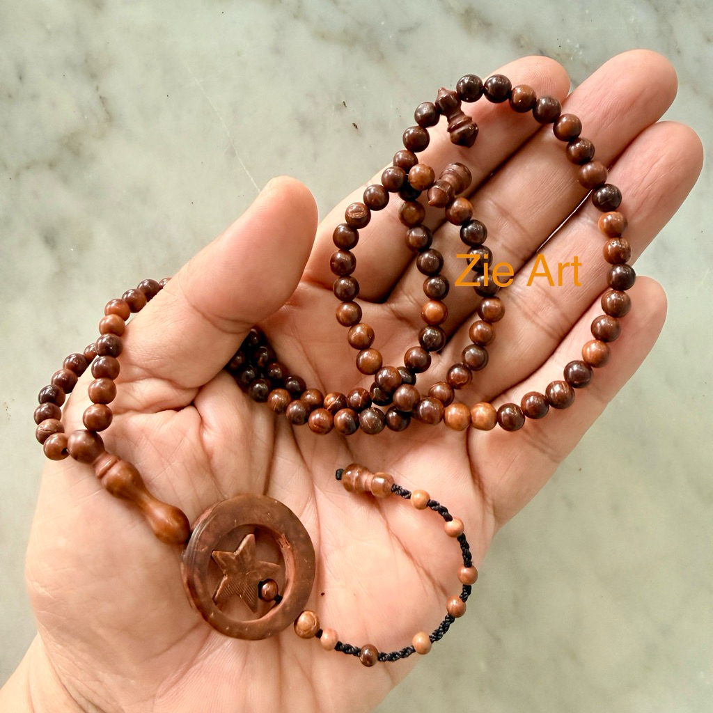 Tasbih Kaukah Original 100% 99 Butir 5mm Kecil Elegan Cocok Anak dan Remaja
