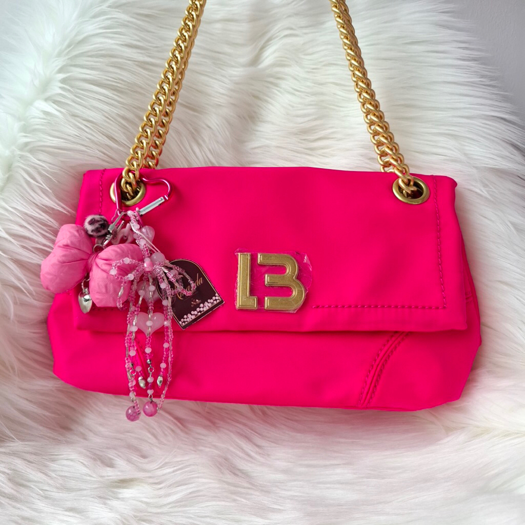 Tas Bimba Y Lola Pink Fushia | Shoulder Bag With Bagcharm