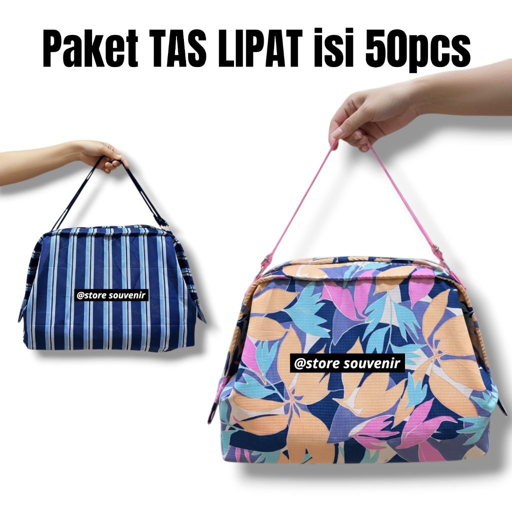 Store Souvenir Paket Tas Lipat Isi 50pcs Cendramata Pernikahan Wedding Ultah Haji Umroh Kampanye Par