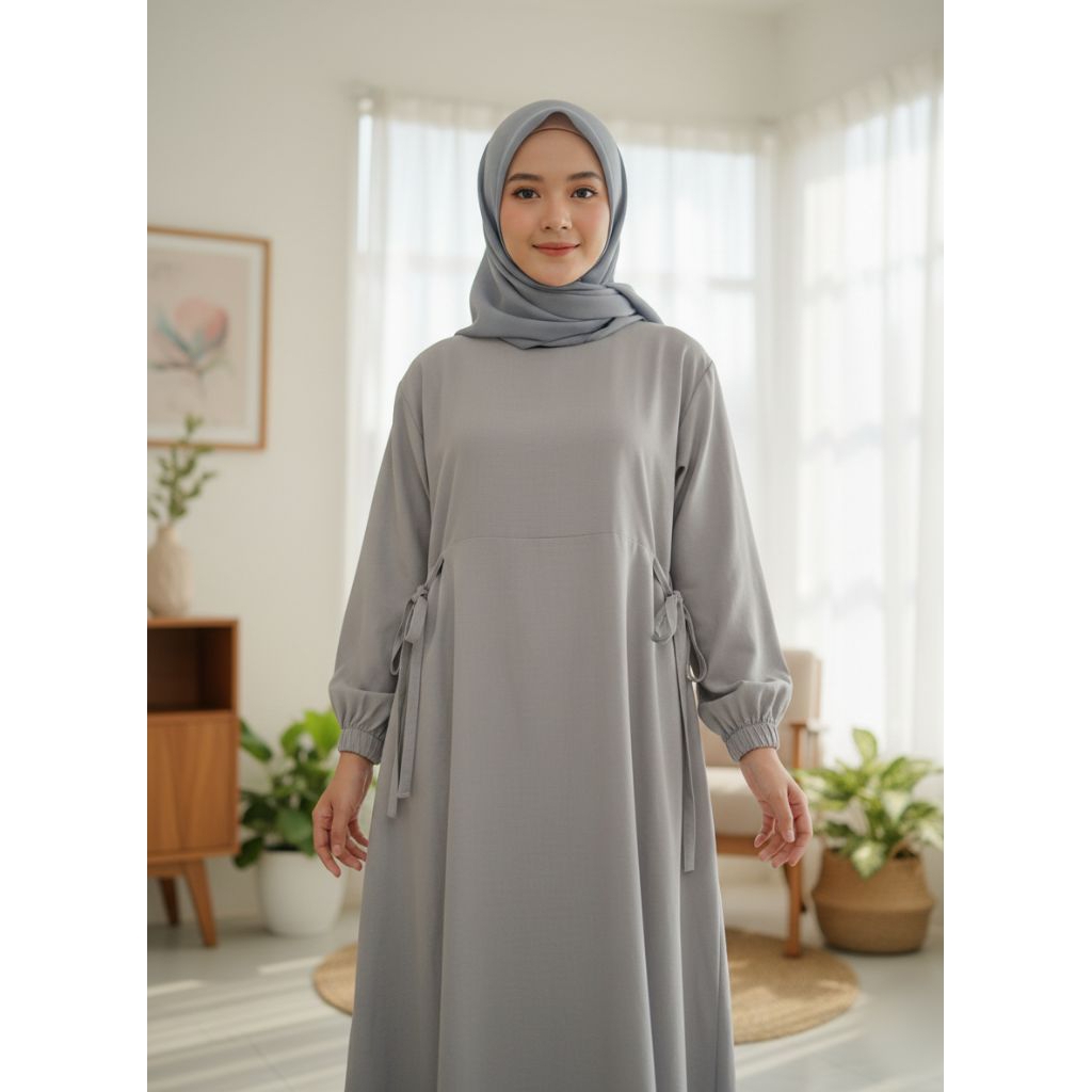 gamis anak tanggung syari/gamis set remaja/gamis syari set/gamis set hijab remaja tanggung 13 tahun 