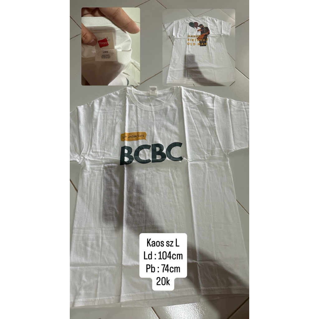preloved kaos hanes