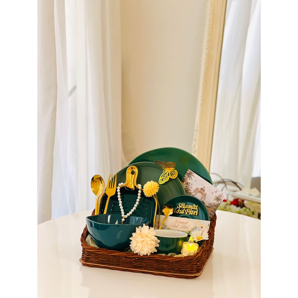 Javacoceramics | Hampers Lebaran | Hampers Idul Fitri Medan | Piring Keramik Lebaran | Piring Makan 