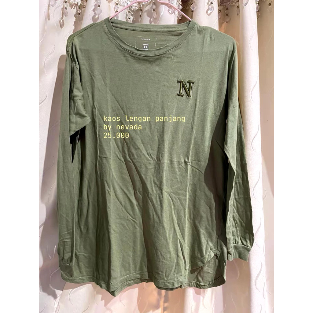 kaos nevada lengan panjang
