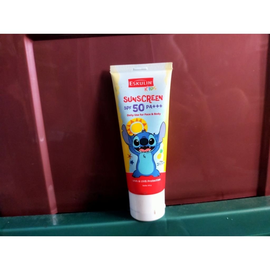 Eskulin Kids Sunscreen SPF 50 PA++ 45gr REJECT KEMASAN