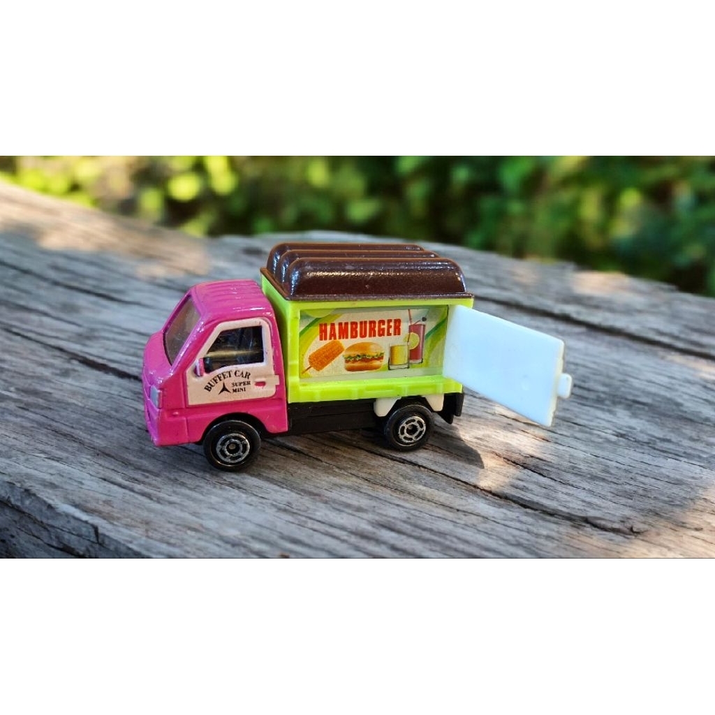 Diecast food truck scale 1/64 miniatur mobil truck
