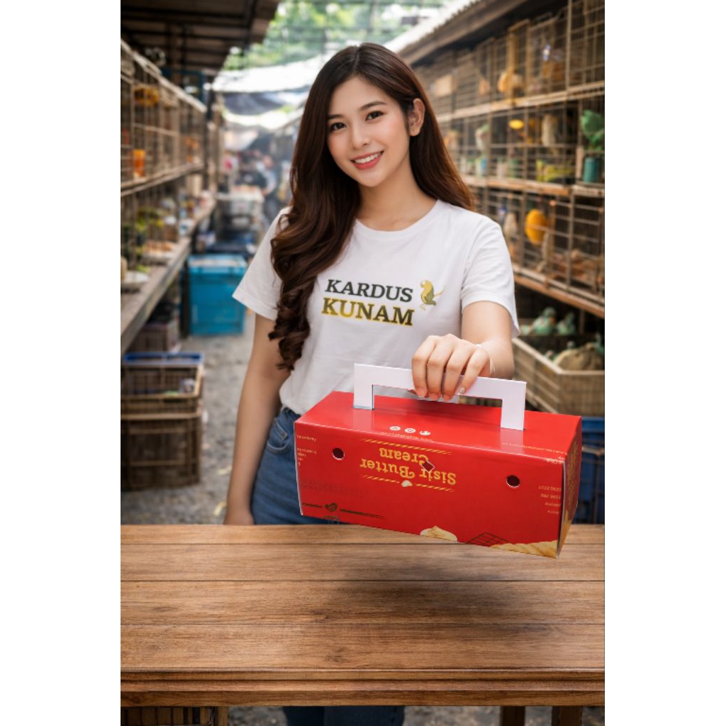 Kardus Burung Kotak Duplek 21x9x9 | Box Pengiriman Burung Hewan Hidup | Kemasan Burung Tebal Murah