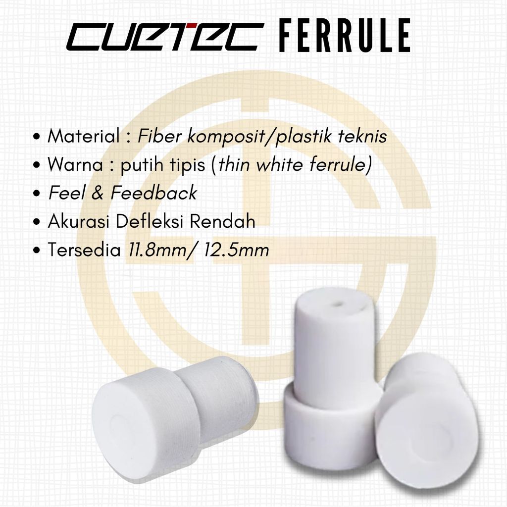 FERRULE CUETEC SHAFT CARBON