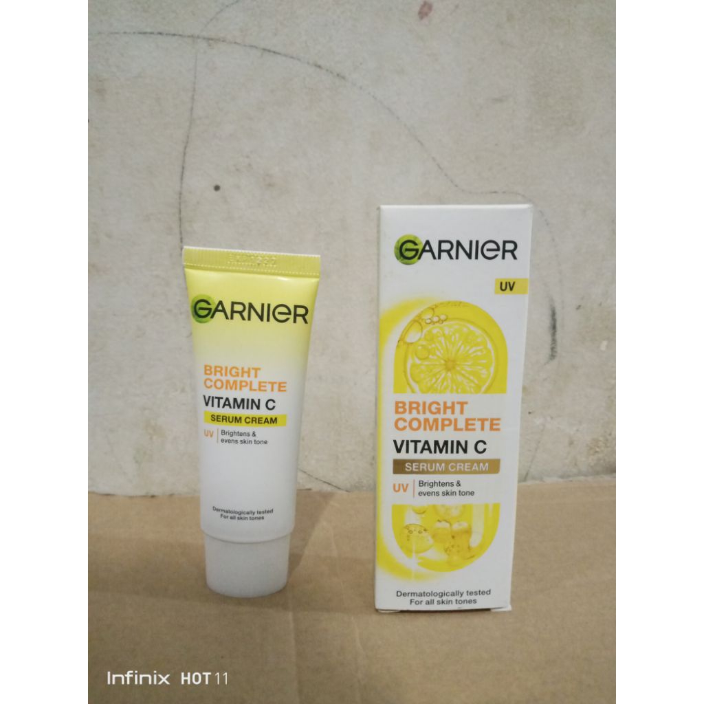 garnier vitamin c bright complete serum cream