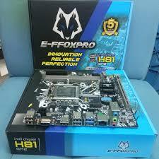 Mainboard MOTHERBOARD H81 NVME LGA 1150 DDR3 HDMI Baru Kompatibel PC Gaming