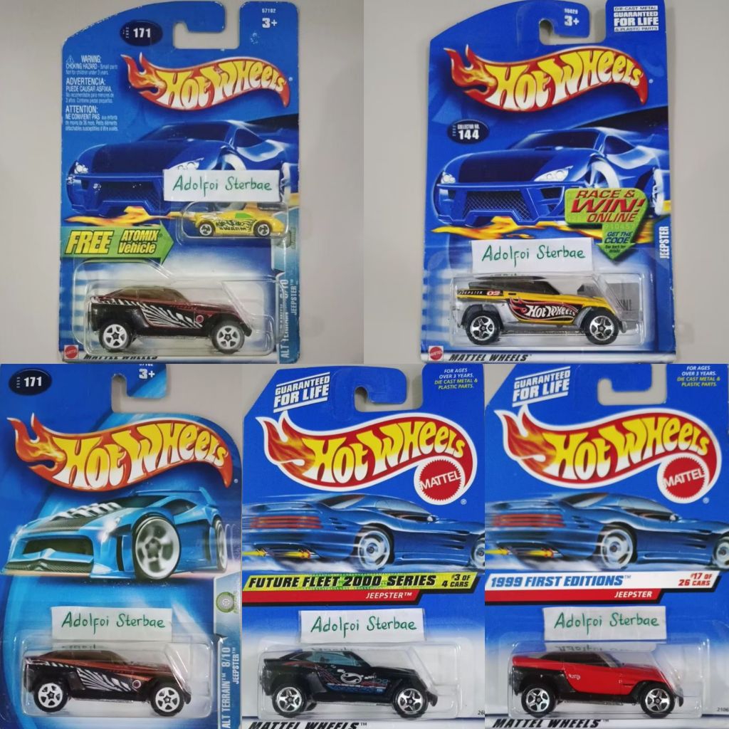 hotwheels hot wheels jeepster future fleet 2000 series free atomix vehicle mobil kecil micro mini ca