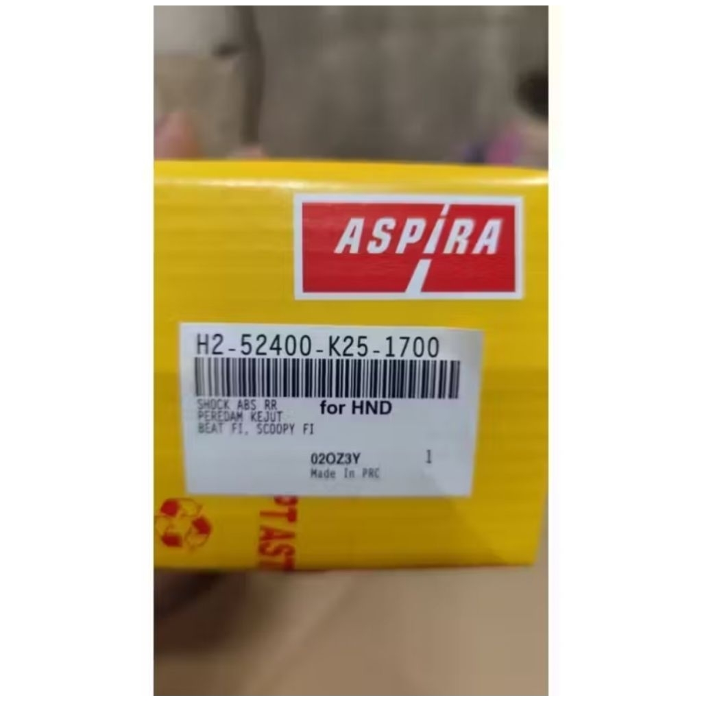 Shockbreaker K25 Aspira original astra Otoparts beat FI esp