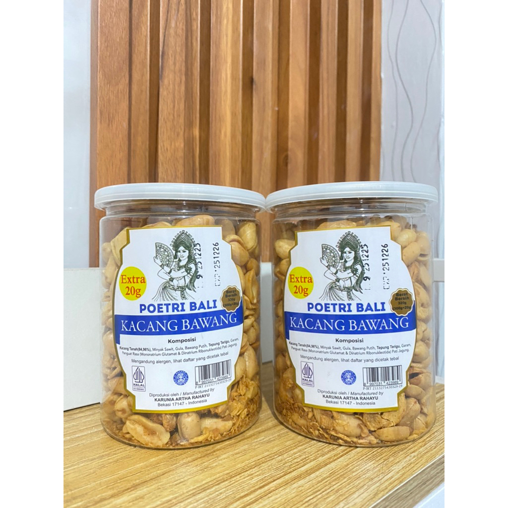 Portri Bali Kacang Bawang - 1 Toples