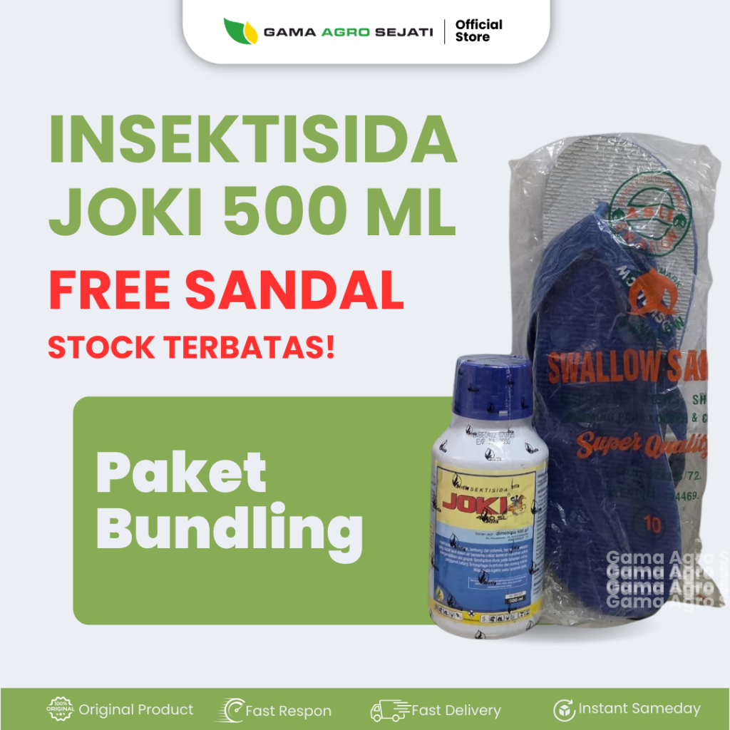 (FREE SANDAL) INSEKTISIDA JOKI 500ML (5 ORANG TERCEPAT PER HARI)