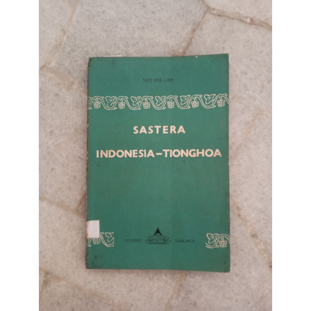 Sastra Indonesia - Tionghoa, Nio Joe Lan