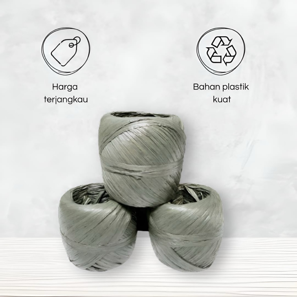 Tali Rafia Lilit berat 800 Gram/tali rafia unyil/tali rafia gulungan kecil