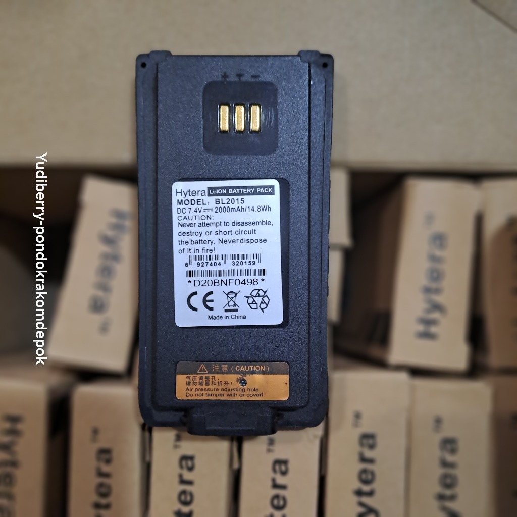 Baterai Hytera PD988 BL2015 Lithium Termurah Batre Ht Hytera Pd 988 Asli Baru