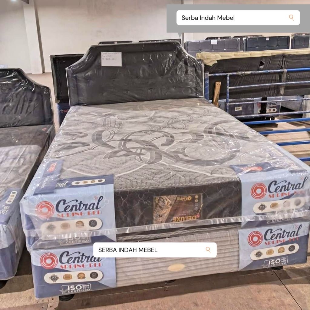 KASUR SPRING BED CENTRAL DELUXE 90 x 200 cm 120 160 180 (kasur saja) springbed sentral delux 90x200 