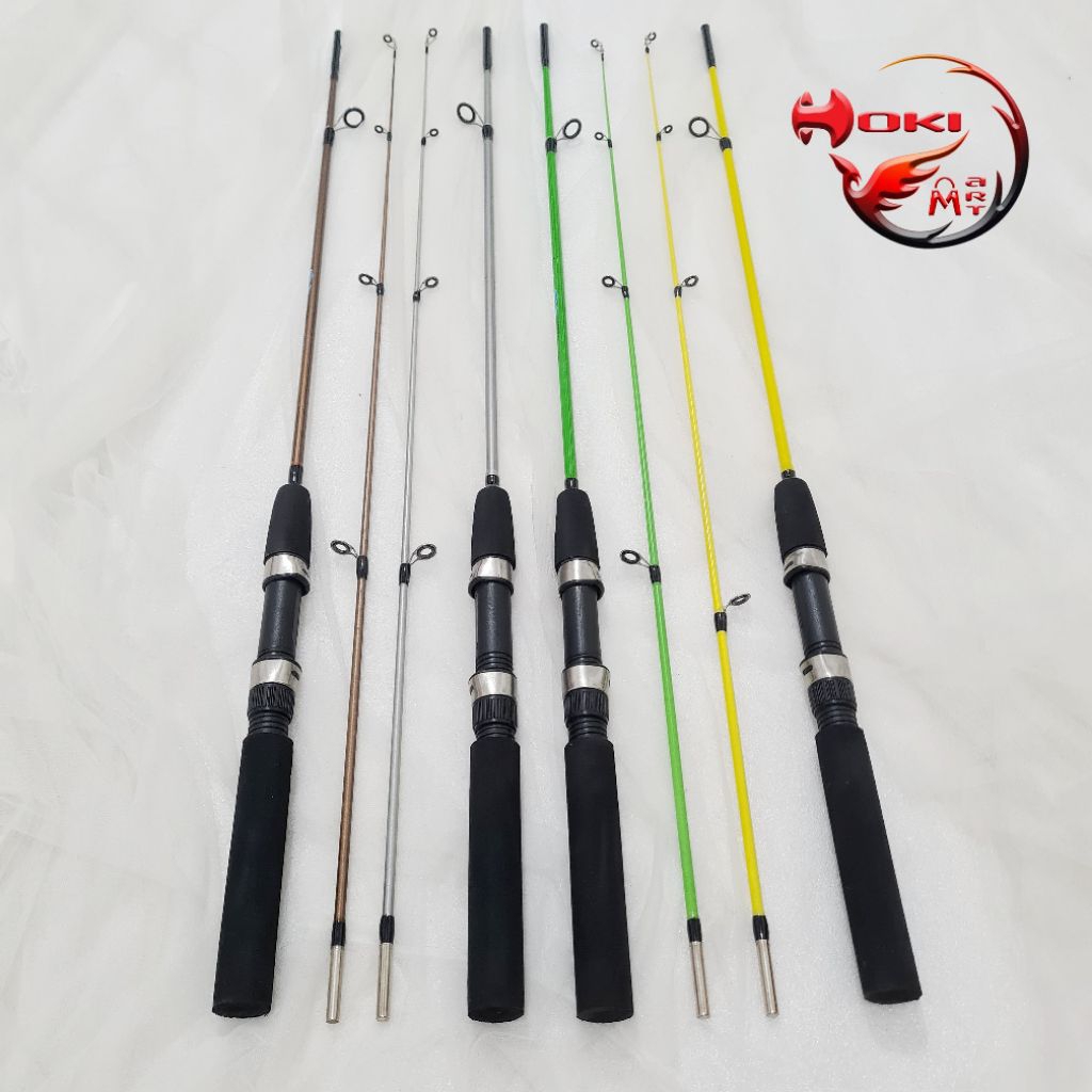 Joran spinning Kyoto tiny solid 150cm / joran fiber solid murah