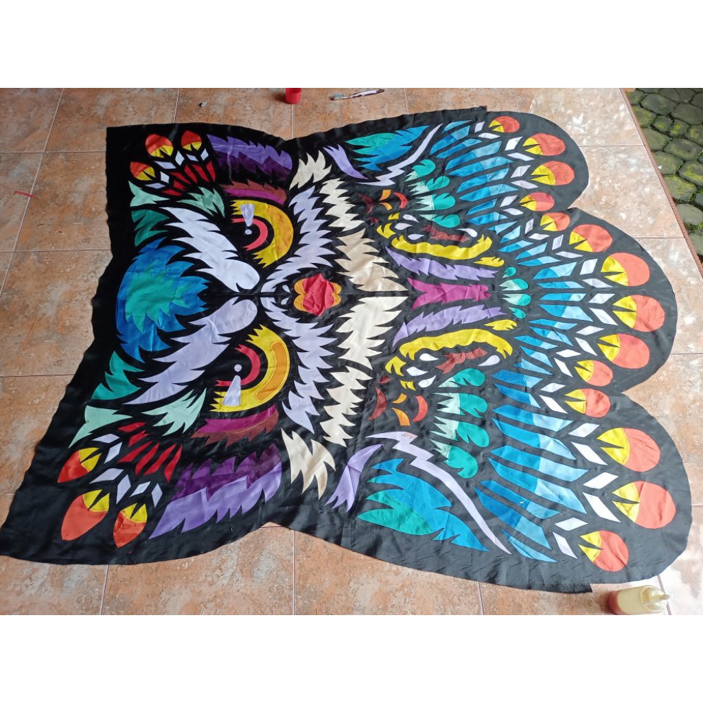 Kain Layangan Celepuk Cutting