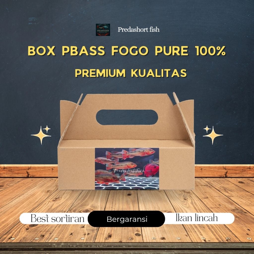 BOX kardus isi pbass fogo pure 100% bergaransi
