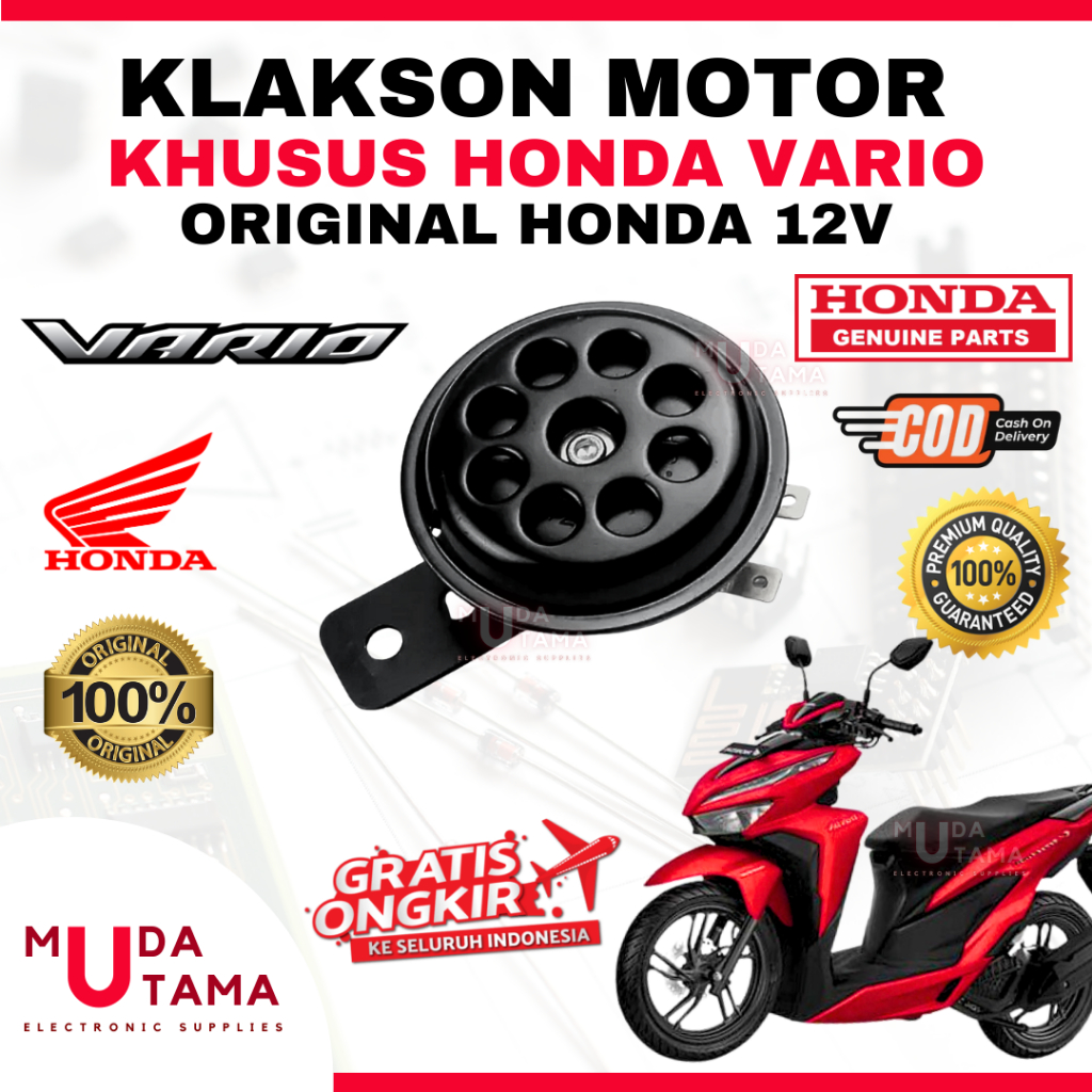 Klakson HONDA VARIO - ORIGINAL HONDA | Klakson Motor HONDA VARIO | Klakson VARIO Original | Klakson 