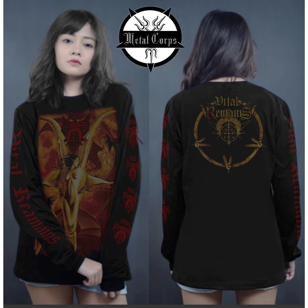 Kaos Lengan Panjang VITAL REMAINS