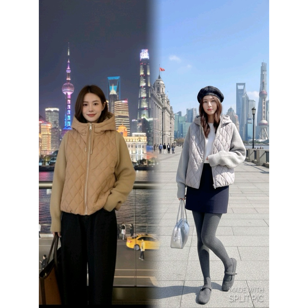 jacket kombinasi woll