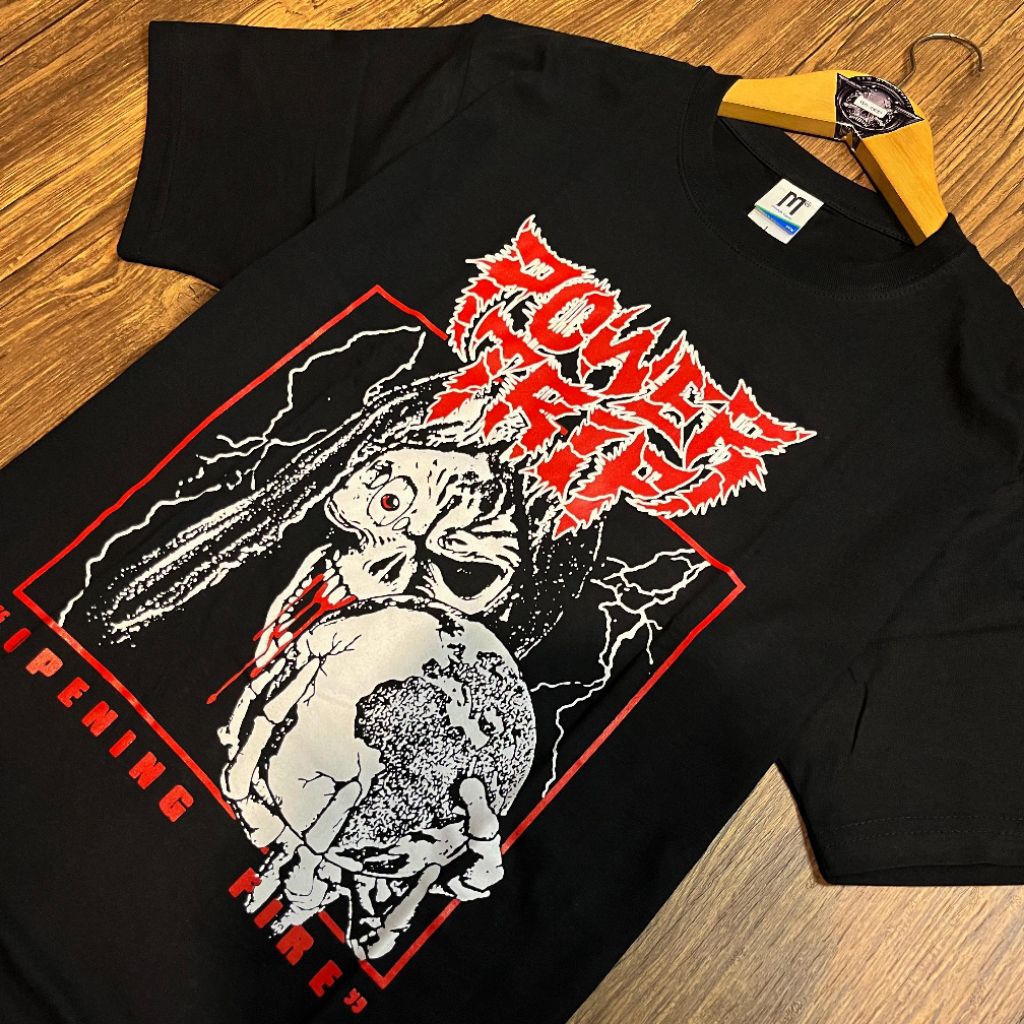 KAOS BAND POWER TRIP TAG MERCHONS || KAOS BAND || KAOS MUSIK || KAOS METAL || TSHIRT BAND || TSHIRT 