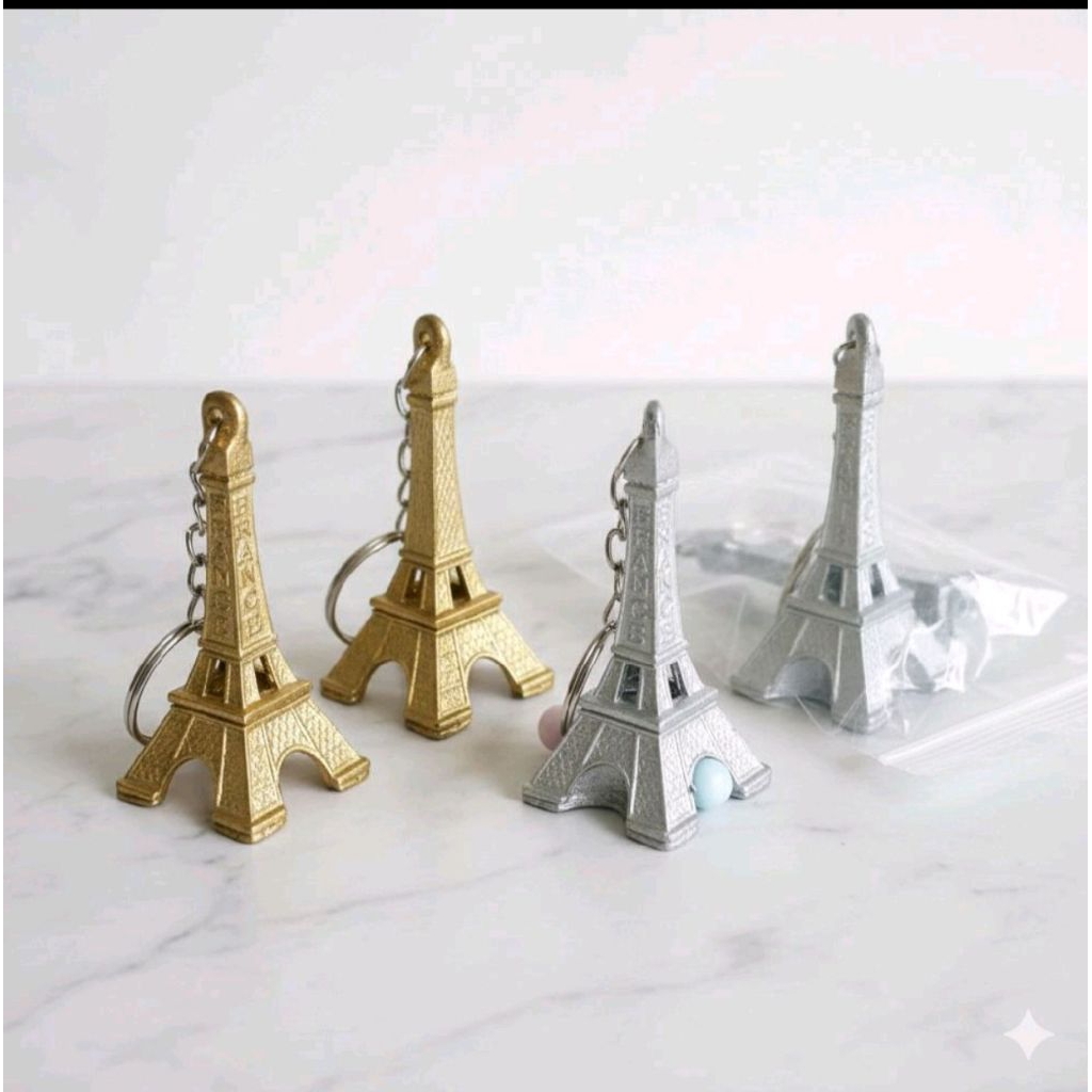 gantungan kunci menara eiffel paris