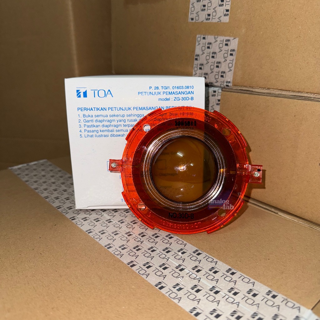 TOA ZG-30D-B Spul Corong Diaphragm Horn Corong Speaker Diaphragm 16 Ohm 50 watt Komponen Speaker Out