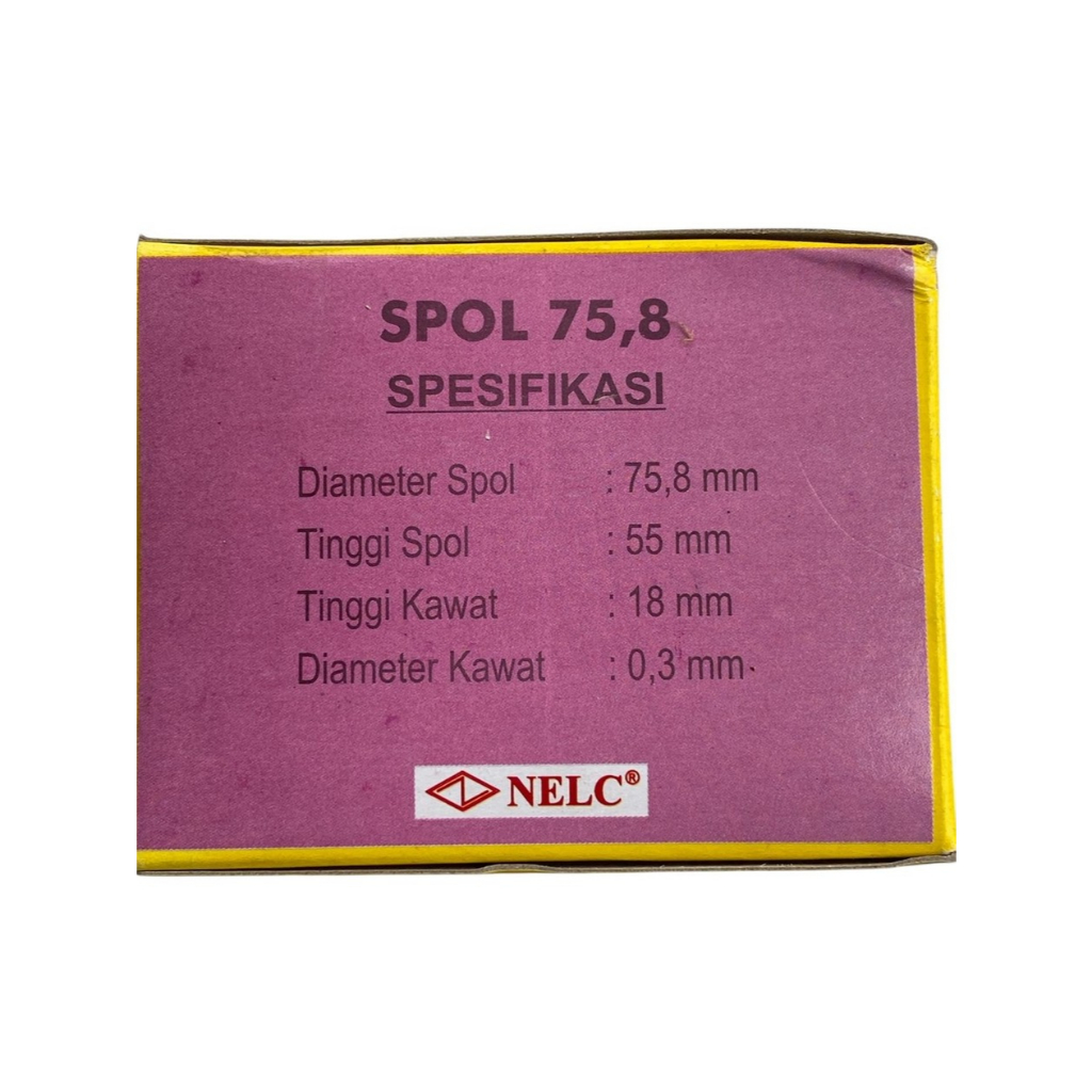 SPUL SPOOL SPEAKER 3 INCH / VOICE COIL 75,8MM PRODUK NELC