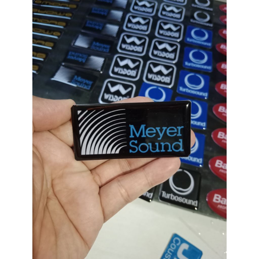 READY STOK LOGO MEYER SOUND TIMBUL 3D