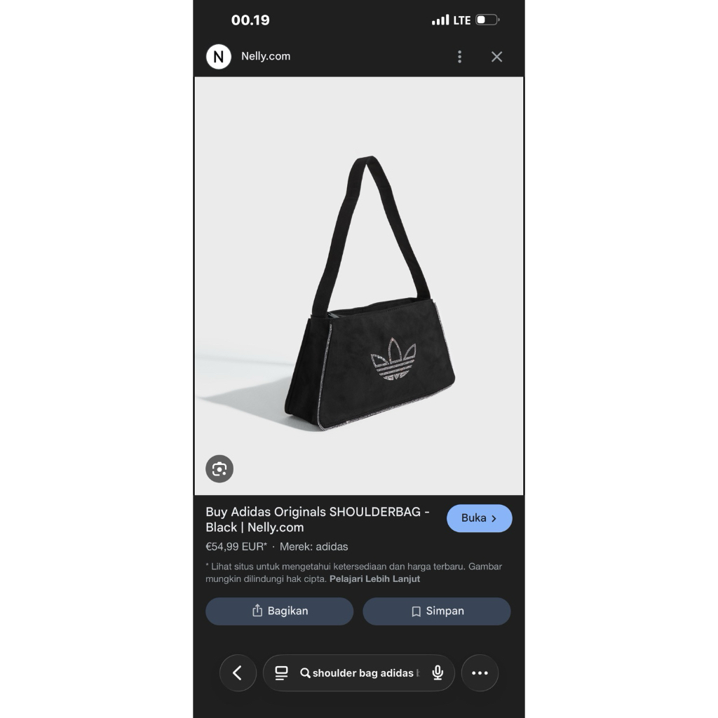 preloved shoulder bag adidas