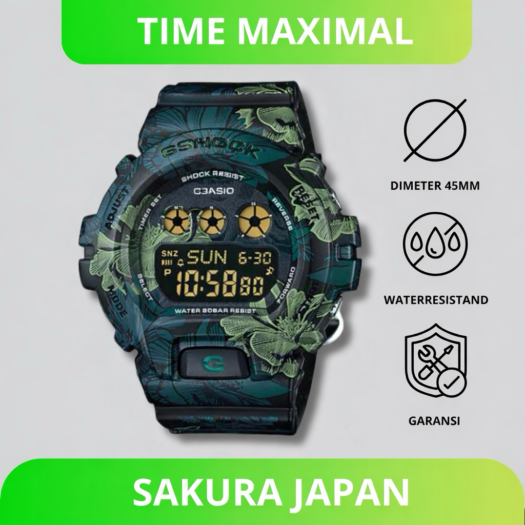 Jam Tangan Pria Wanita Unisex Jam Couple Sport DW69 Sakura Japan