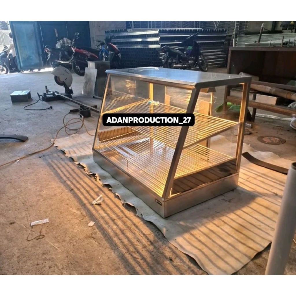 Food warmer 2 susun/warmer fried chicken/pemanas chicken