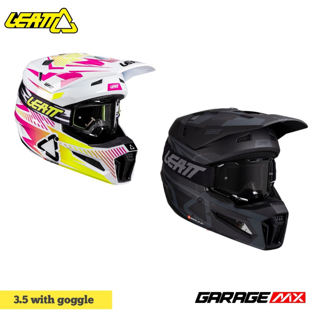 HELM LEATT 3.5 INCLUDE KACAMATA GOGGLE