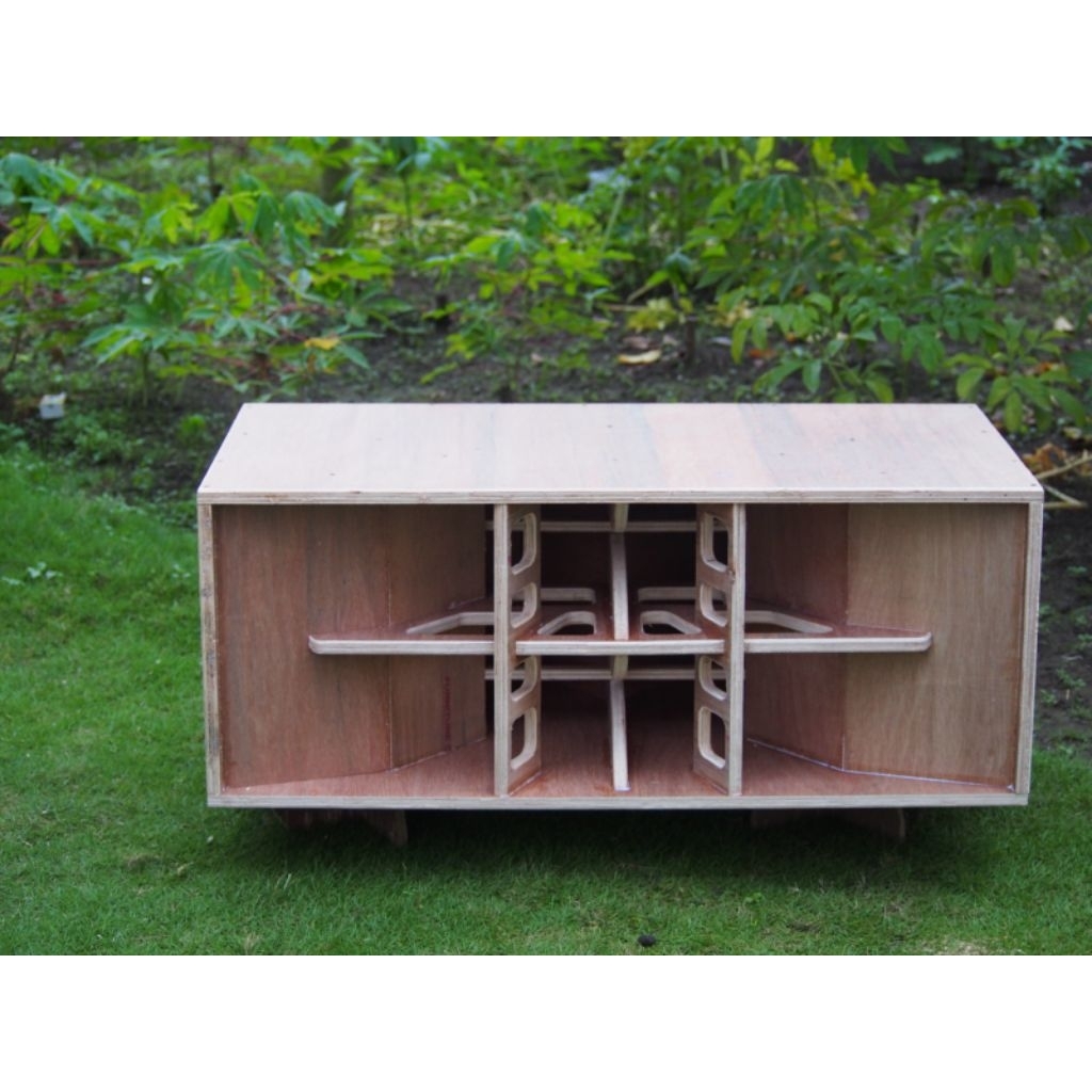 BOX SPEAKER CLA 12 INCH DOUBLE SEMI MERANTI