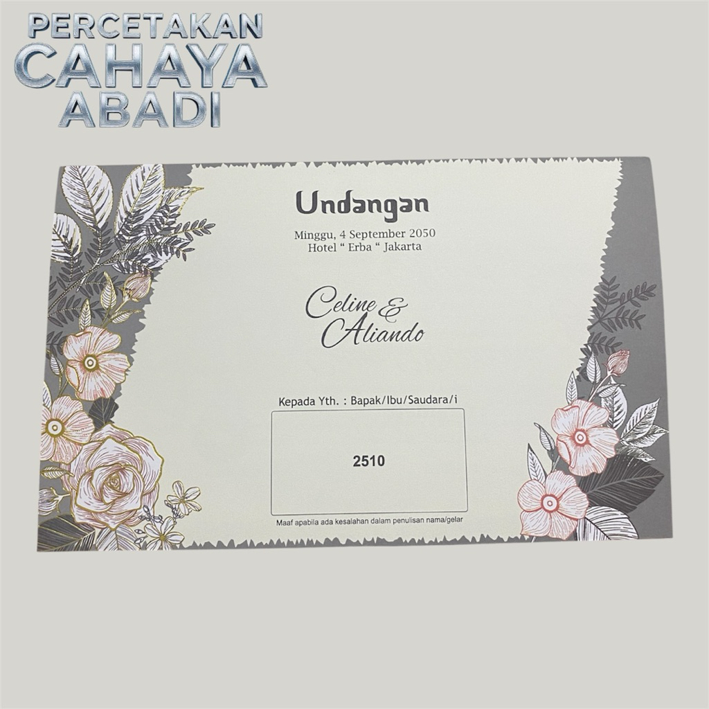 Blangko undangan Erba 2510
