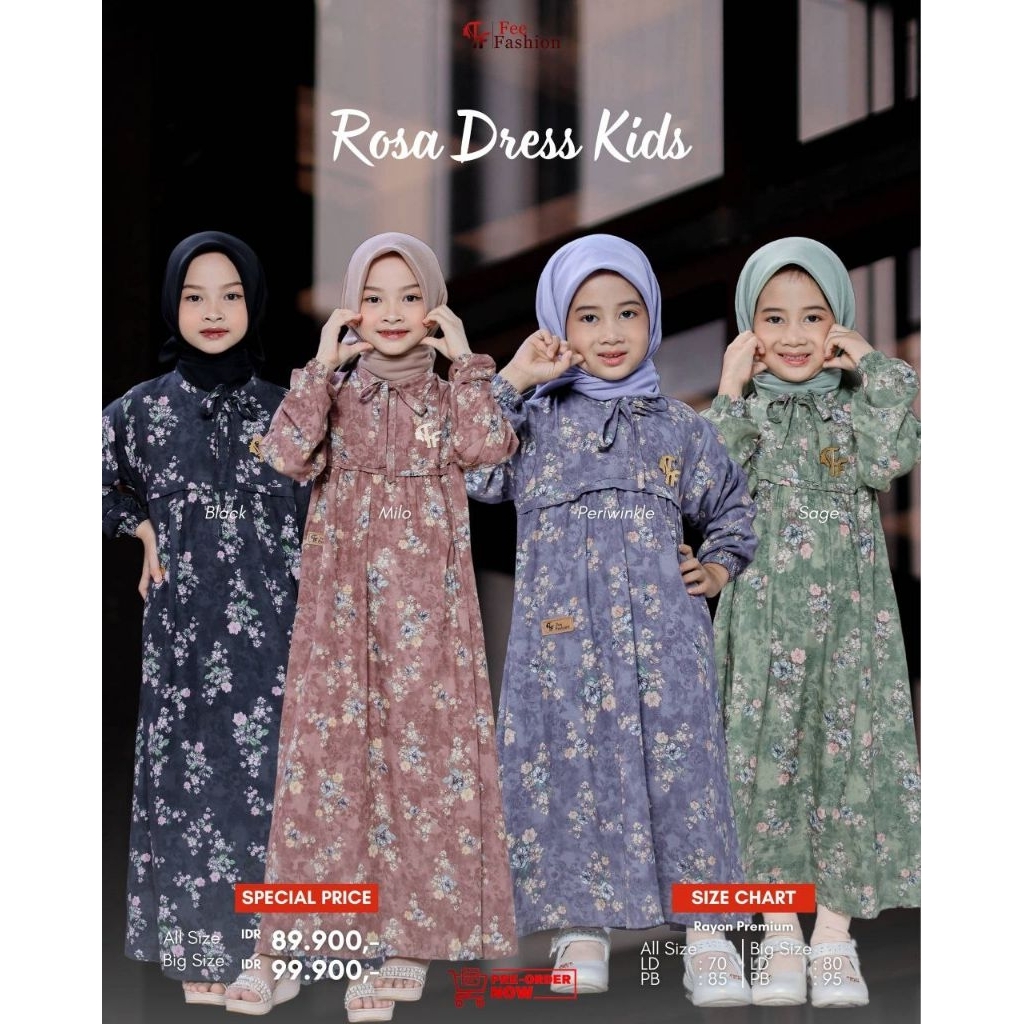 Rosa Dress Kids/Dress Kids/Fee Fashion