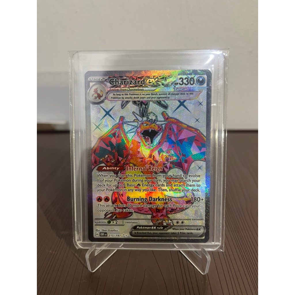SSR Charizard EX OBFen 215/197 Pokemon Trading Card Game English