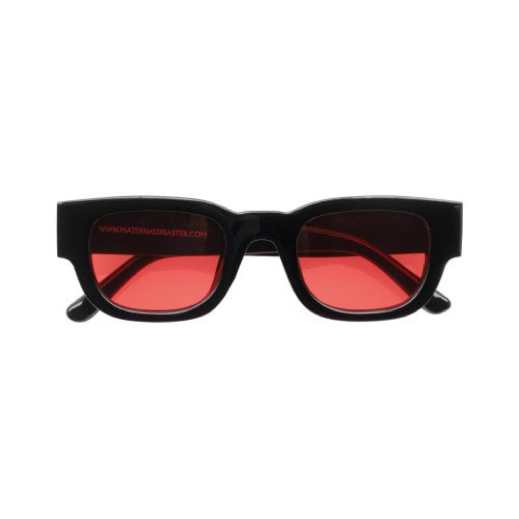 HEIMZ BR Maternal Disaster sunglasses with red transparent glasses
